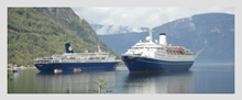 Marco Polo & Ocean Countess Aug 2011 in Eidfjord